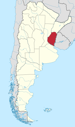 Ubicación en Argentina: Entre Ríos