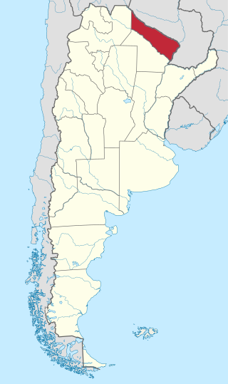 Ubicación en Argentina: Formosa