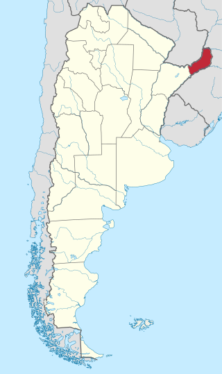 Ubicación en Argentina: Misiones