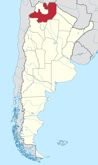 Ubicación en Argentina: Salta