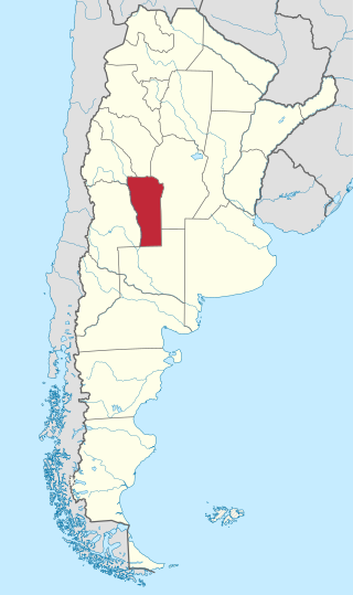Ubicación en Argentina: San Luis