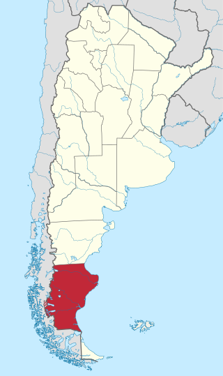 Ubicación en Argentina: Santa Cruz