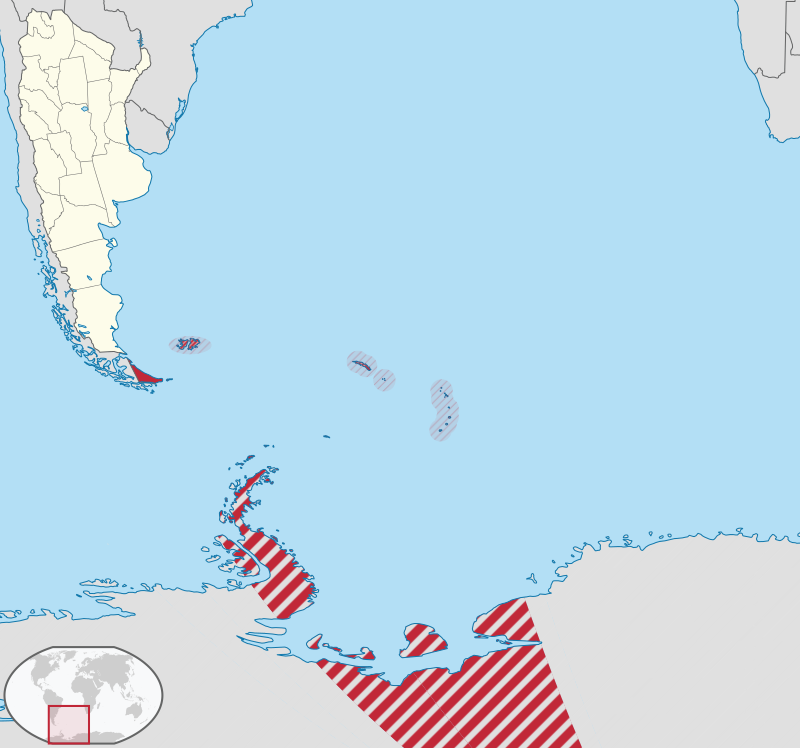 Ubicación en Argentina: Tierra del Fuego