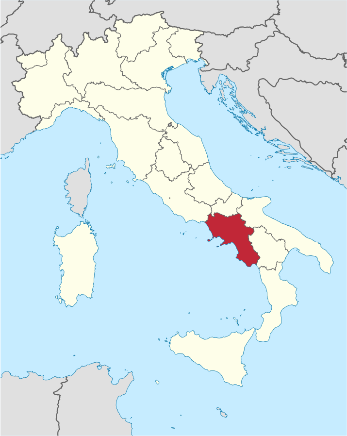 Posizione in Italia: Campania
