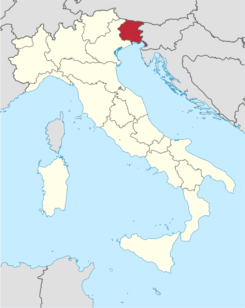 Posizione in Italia: Friuli-Venezia Giulia